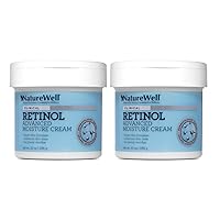 Clinical Retinol Advanced Moisture Cream for Face, Body, & Hands, Boosts Skin Firmness, Enhances Skin Tone, No Greasy Residue, Packaging May Vary, 2 Pack (10 Oz Each)