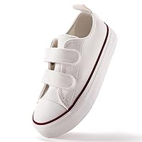PATPAT Toddler Shoes for Girl & Boy, Toddler Sneakers Little Kid Shoes [Breathable & Comfortable] [Lightweight & Durable] Casual, Stylish and Comfortable Slip-On Canvas Sneaker Toddler Shoes Size