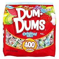 Dum Dums Original Mix 400 ct. Bag - All-Time Classic Flavors - Individually Wrapped Lollipops for Any Occasion!