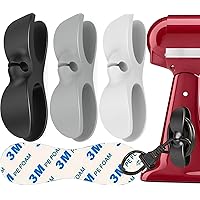Cord Organizer for Kitchen Appliances - 3 PCS Stick On Cable Wrapper Holder Winder Keeper, Power Wire Management Wrap Hook Clip for Kitchenaid Mixer, Home Gadget Accessories
