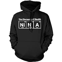 Crazy Dog T-Shirts Ninja Element Sweater Funny Science Warrior Novelty Mens Graphic Nerdy Hoodie