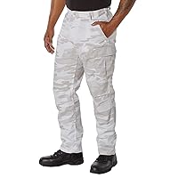Rothco Color Camo Tactical BDU Pants - Rugged Style for Any Adventure, White Camo, S (27