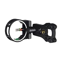 TOPOINT ARCHERY 3 Pin Bow Sight - Fiber, Brass Pin, Aluminum Machined - Right and Left Handed