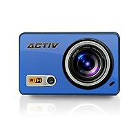Gear Pro Sports Action Camera - HD 1080P Mini Camcorder w/ WiFi, 8 MP Cam, LCD Screen USB SD Card HDMI, Battery - Waterproof Case, USB Cable, Suction Cup Handlebar Helmet Mount - Pyle GDV288BL (Blue)