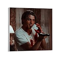 Billy Loomis Poster Horror Movie Scene Poster 2 Canvas Wall Art Poster Print Picture Paintings for Living Room Bedroom Office Decoration, Canvas Poster Art Gift for Family Friends.8x8inch(20x20cm)