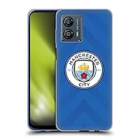 Head Case Designs Officially Licensed Manchester City Man City FC Third Goalkeeper 2022/23 Badge Kit Soft Gel Case Compatible with Motorola Moto G53 5G