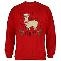 Old Glory Christmas Fa La Llama Mens Sweatshirt