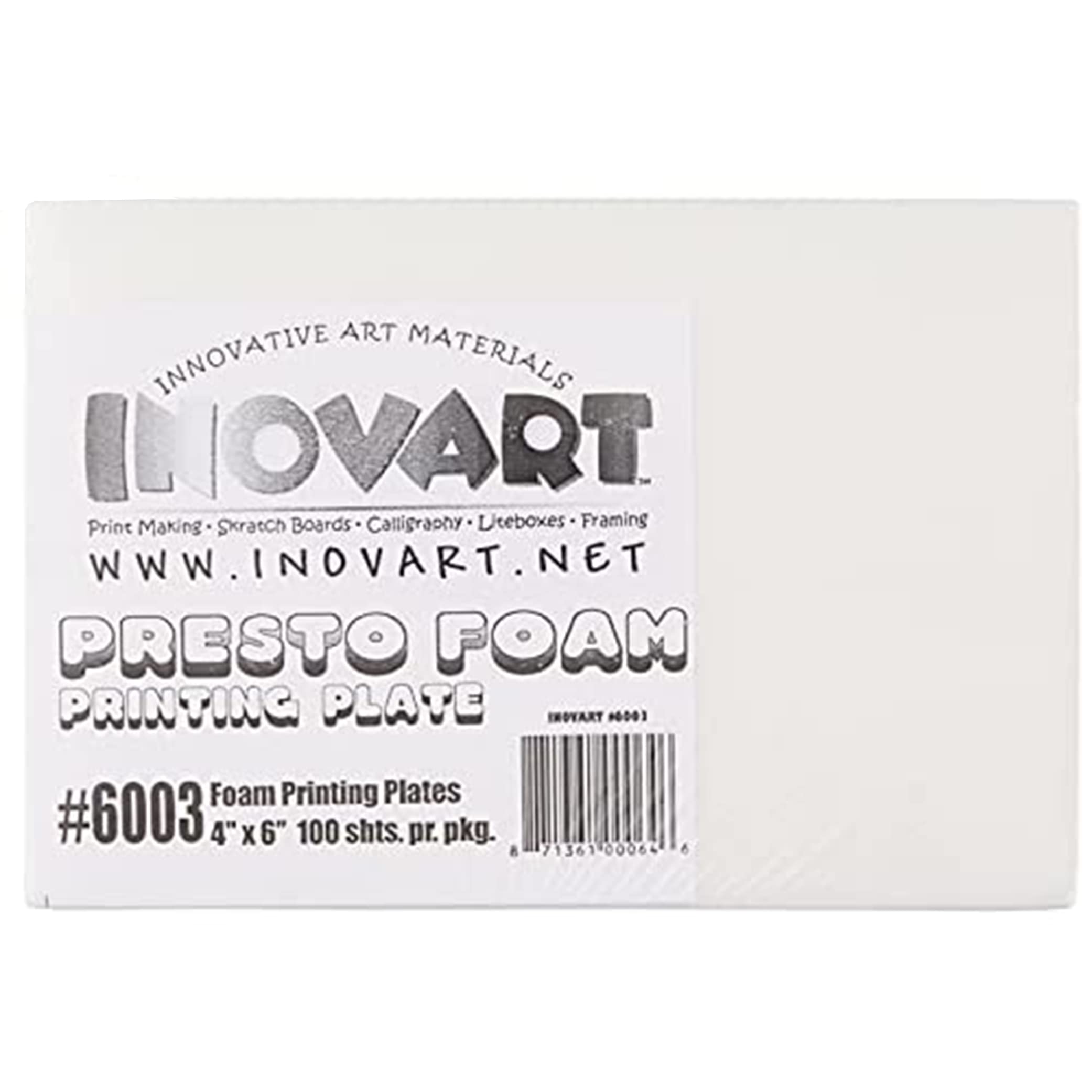 INOVART Presto Foam Printing Plates Econo Pack, 4
