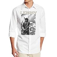 Motorhead Lemmy Poster PTCY Men's Cool Long Sleeve Shirt - SizeL White
