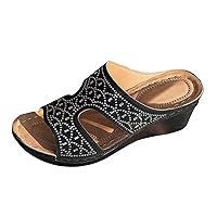 Womens Braided Sandals Size 9 Sandals For Women With Backs Boot Slippers For Women Indoor Outdoor