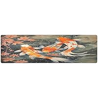 Fish (12) Trivet Table Runner 40 Inches Long Trivet for Hot Pots and Pans/Hot Dishes,Table Protector Heat Up to 230F, Decorative Hot Plates Mat for Kitchen Countertop