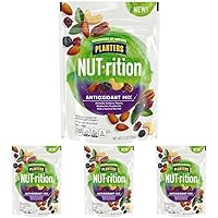Planters Nutrition Antioxidant Nuts, Snack Mix, 5.5 Oz (Pack of 4)