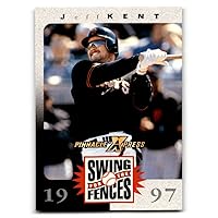 1997 Pinnacle XPress Swing for the Fences #33 Jeff Kent NM Near Mint Giants