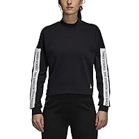 adidas Athletics Sport ID Sweatshirt, Black/White, Small