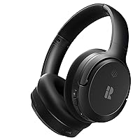 Bluetooth Headphones, Hybrid Active Noise Cancelling Wireless Headphones Over Ear with Microphone, 140H Playtime, Transparency Mode, Deep Bass, Clear Calls, Comfort fit for Travel, Home Office