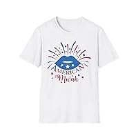 Patriotic Humor: Land of The Free 4th of July Tee - Unisex Heavy Cotton T-Shirt with USA Flag