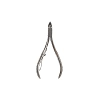 Revlon Cuticle Trimmer, Half Jaw Cuticle Remover Tool, Nail Care, High Precision Blade, Easy Grip, Stainless Steel (Pack of 1)
