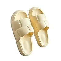 Cloud Slippers for Women and Men Quick Drying, EVA Open Toe Soft Slippers, Non-Slip Soft Shower Spa Bath Pool Gym House Sandals for Indoor & Outdoor