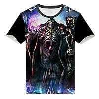 Anime Overlord 3D Printed T-Shirt Adult Cosplay Funny Short Sleeve Tee Tops