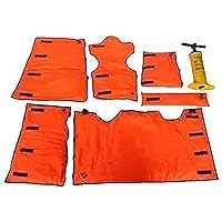 Outdoor Camping First Aid Emergency Kit First Aid Air Splint Set, Can Be X-rayed, Multiple Combinations Emergency Vacuum Bone Fracture Immobilization Splint With Pump
