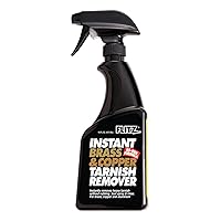 Brass and Copper Tarnish Remover, Powerful Organic Formula That Safely Removes Rust, Stains and Oxidation and Cleans Brick, Glass, Aluminum and More, Made in the USA, 16 oz Spray