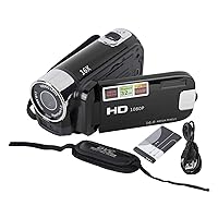 Pilipane 1080P 16MP Digital Video Camera,Video Camera Camcorder, Digital Camera with 2.7-Inch Rotatable Screen and 16x Digital Zoom(Black)