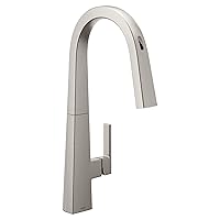 Nio Spot Resist Stainless Smart Faucet Touchless Pull-Down Sprayer Kitchen Faucet with Voice and Motion Control, S75005EV2SRS