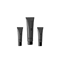 The Basic men's skin care set. Daily Anti Aging Facial Cream Serum and Lotion with Argan Oil Natural Ingredients. Damage Defense for Oily, Dry and Acne Prone Skin.