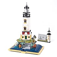 Ideas Lighthouse Building Set for Adults,Creative House Architecture Model Building Kit Collection Display,Gift for Boys and Girls Ages 8-14 (1016 PCS)