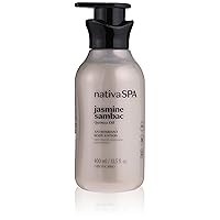 Nativa SPA by O Boticario Jasmin Sambac Anti-Stress Body Lotion, Fragranced Moisturizer Enriched with Purified Quinoa Drops to Boost Hydration, 13.5 Ounce (400ml)