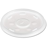 Dart Translucent Slotted Foam Cup Lid