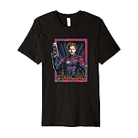 Marvel Guardians of the Galaxy Vol. 3 Star-Lord Retro Card Premium T-Shirt
