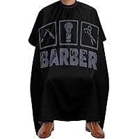 Barber Tool Trucker Barber Cape Adult Haircut Cape Hairdressing Apron for Home Salon Barbershop