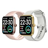 SKG Smart Watch, Fitness Tracker with 5ATM Swimming Waterproof, Health Monitor for Heart Rate, Blood Oxygen, Sleep, 1.7'' Touch Screen Bluetooth Smartwatch Fitness Watch for Android-iPhone iOS, V7