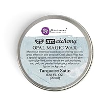 Prima Marketing ArtAlchemy-Opal MagicWax-Turquoise Satin (Packaging May Vary)