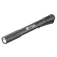 Streamlight 66118 Stylus Pro 100-Lumen Penlight with 2 AAA Alkaline Batteries, Black