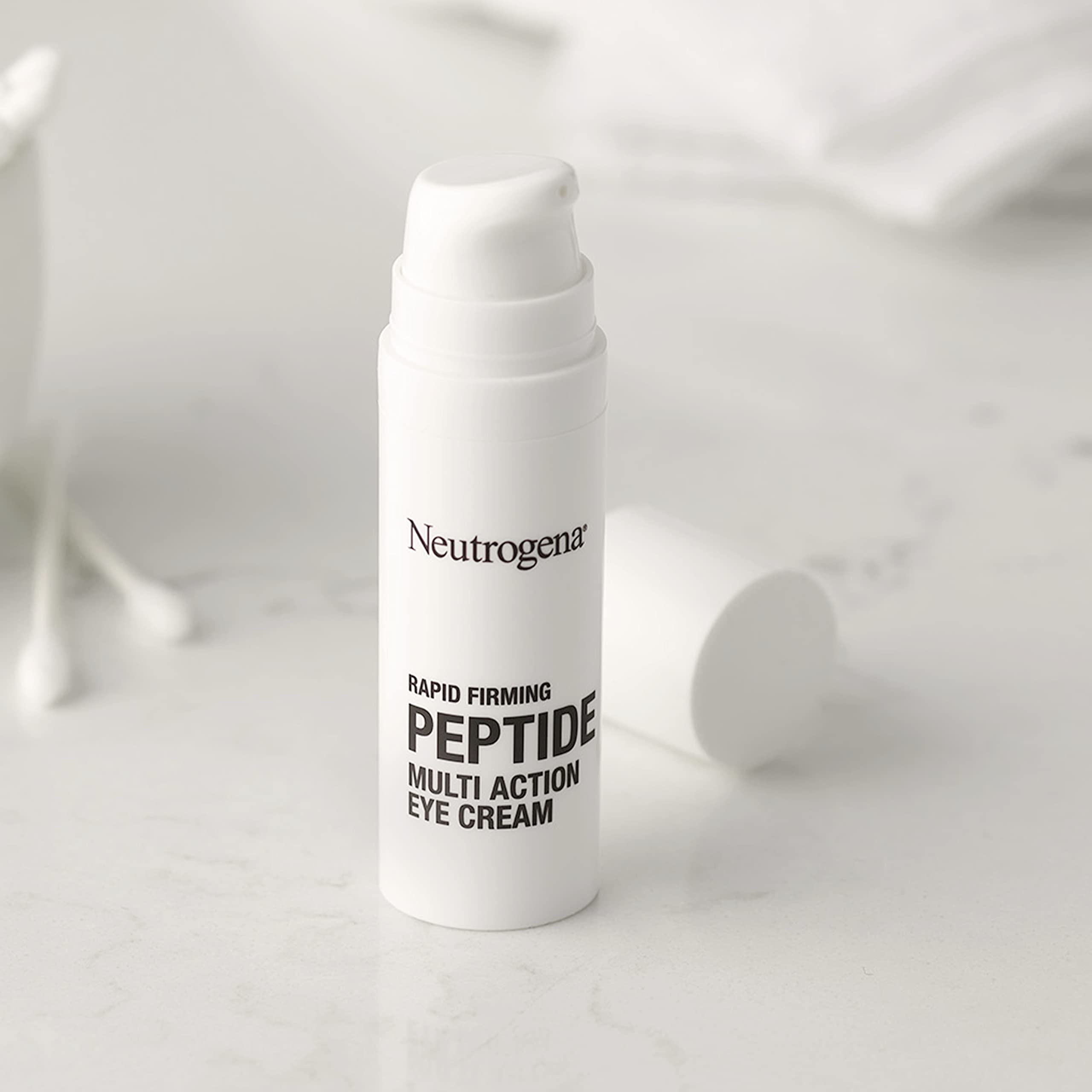 Neutrogena Rapid Firming Peptide Eye Cream: Depuffing, Brightening, Hydrating, Fragrance-Free, 0.5 fl. oz