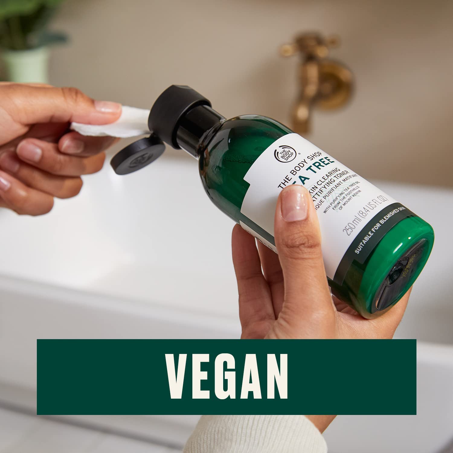 The Body Shop Tea Tree Skin Clearing Mattifying Toner – Purifying Vegan  Facial Toner For Oily, Blemished Skin – 8.4 oz