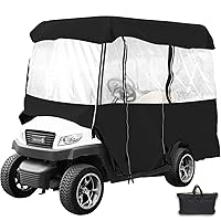 VEVOR Golf Cart Enclosure Driving Enclosure Club Car Covers Universal Fits for Most Brand Carts, Sunproof and Dustproof Outdoor Cart Cover