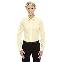 Ladies Crown Collection Stretch Twill, TRANSPRNT Yellow, XXX-Large