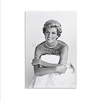 WENHUIMM Diana, Princess of Wales Portrait Vintage Poster (7) Home Living Room Bedroom Decoration Gift Printing Art Poster Unframe-style 16x24inch(40x60cm)