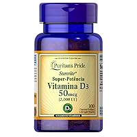 Puritan's Pride Vitamin D3 2000 IU-100 Softgels