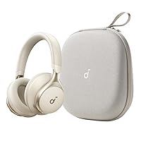 Soundcore by Anker Space One Active Noise Cancelling Headphones, with Headphones Case, 2X Stronger Voice Reduction, 40H ANC Playtime, App Control, LDAC Hi-Res Wireless Audio