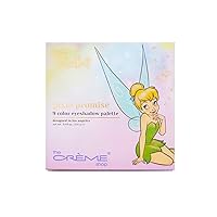 The Creme Shop Tinker Bell Pixie Promise Eyeshadow Palette - Highly Pigmented - 9 Shades - Warm & Rosy - Stunning for All