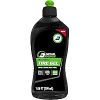 Max Shine Tire Gel 1.06 PT (500ml) Wet High Gloss Finish, Restore & Protect Rubber Against Fading and Cracking