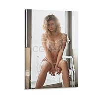 TYWSDBV Nata Lee Sexy Poster Sexy Model Poster Sexy Bikini Girl 11 Canvas Painting Posters And Prints Wall Art Pictures for Living Room Bedroom Decor 12x18inch(30x45cm) Frame-style