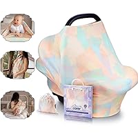 2 Pack Nursing Cover Breastfeeding Cover Breast Feeding Cover ups Infinity  Scarf, JTSN Lightweight Soft Breathable Udder Cover Light car-seat Stroller