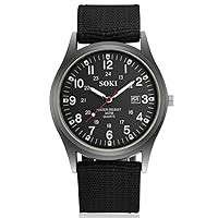 Men's Belt Watch Fashion Calendar 2019 Nylon Woven Men's Watch Men's Watch Digital and Analogue Luxury Watches Men A Gift for My Father