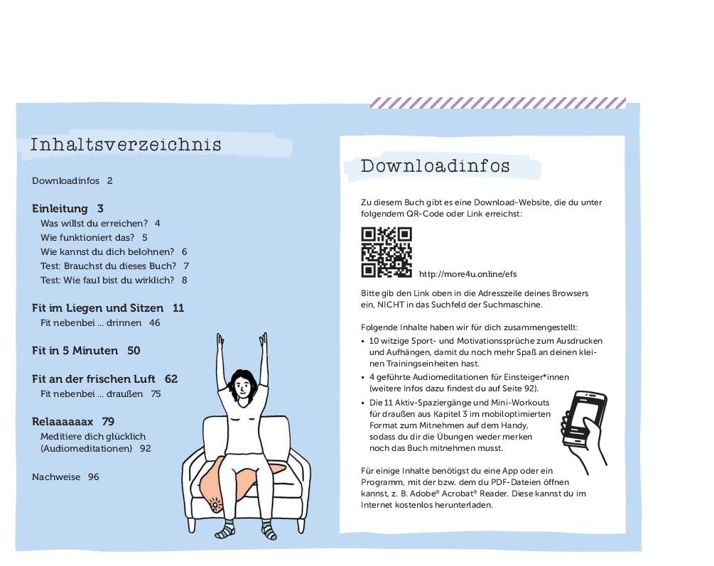 Fitness für Faule: 75 Übungen für ultimative Sportmuffel | Mit Test: Wie faul bist du wirklich?