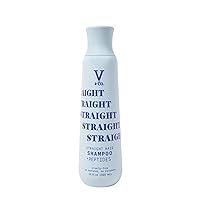 Straight Hair Moisturizing Shampoo with Peptide Technology, 12 oz